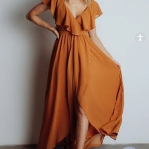 Baltic Born NWT Katya Amber ruffle dress